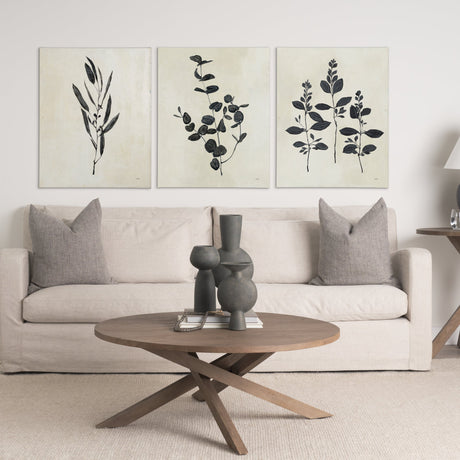 Botanical Study I by Julia Purinton a Hand Embellished Textured Canvas by Mercana at Eve Furniture