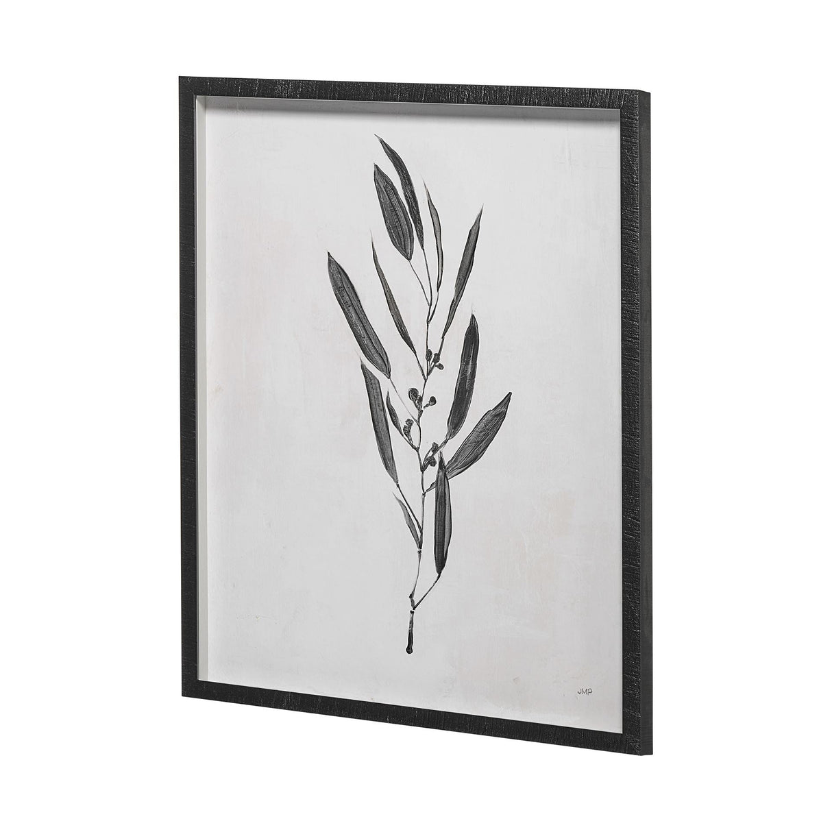 Botanical Study I by Julia Purinton a Hand Embellished Textured Framed Art Print Matted under Glass by Mercana at Eve Furniture