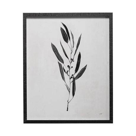 Botanical Study I by Julia Purinton a Hand Embellished Textured Framed Art Print Matted under Glass by Mercana at Eve Furniture
