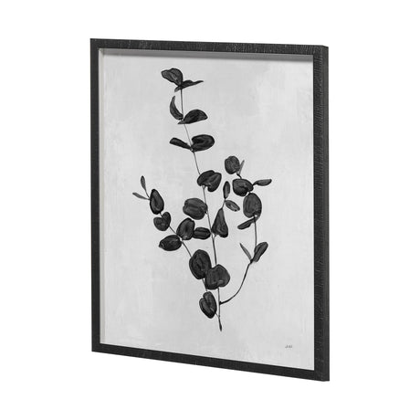 Botanical Study II by Julia Purinton a Hand Embellished Textured Framed Art Print Matted under Glass by Mercana at Eve Furniture