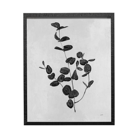Botanical Study II by Julia Purinton a Hand Embellished Textured Framed Art Print Matted under Glass by Mercana at Eve Furniture
