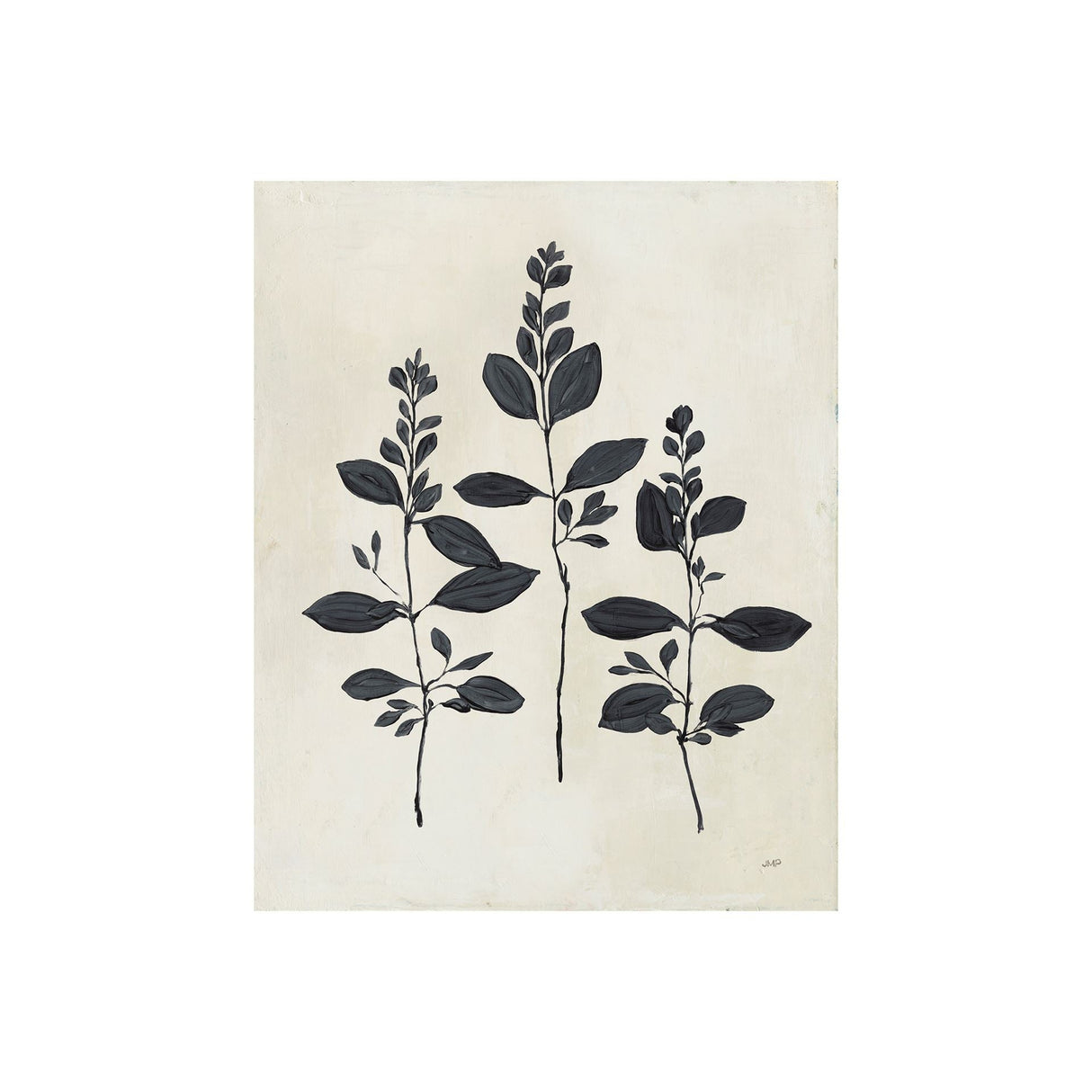 Botanical Study IV by Julia Purinton a Hand Embellished Textured Canvas by Mercana at Eve Furniture