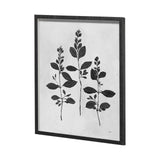 Botanical Study IV by Julia Purinton a Hand Embellished Textured Framed Art Print Matted under Glass by Mercana at Eve Furniture