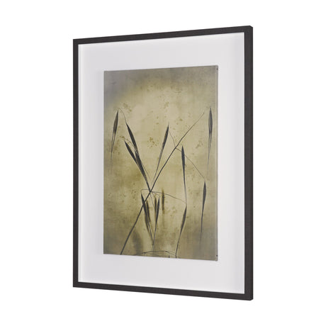 Botany Blades by Michael Banks a Hand Embellished Framed Photo Art Print Matted under Glass by Mercana at Eve Furniture