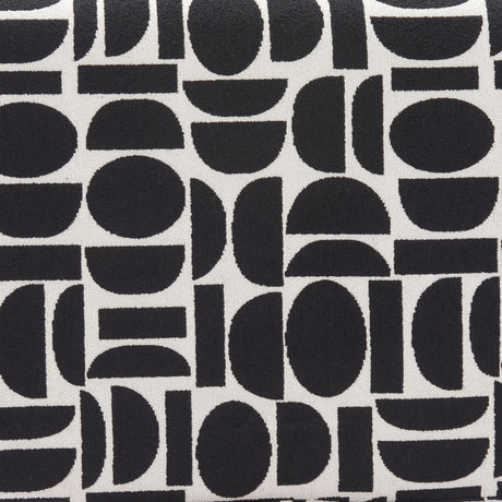 Boto Black & White Storage Ottoman by Zuomod at Eve Furniture