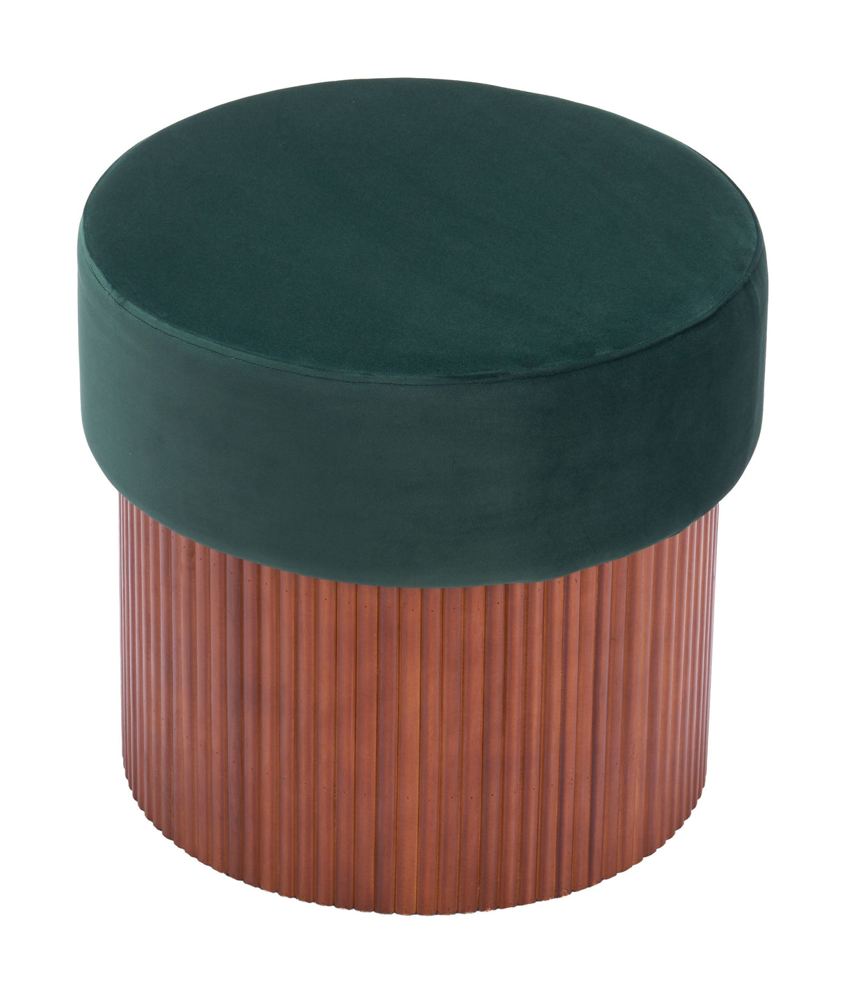 Boto Green Storage Ottoman by Zuomod at Eve Furniture
