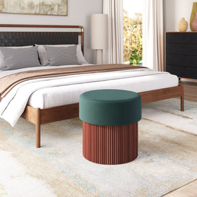 Boto Green Storage Ottoman by Zuomod at Eve Furniture