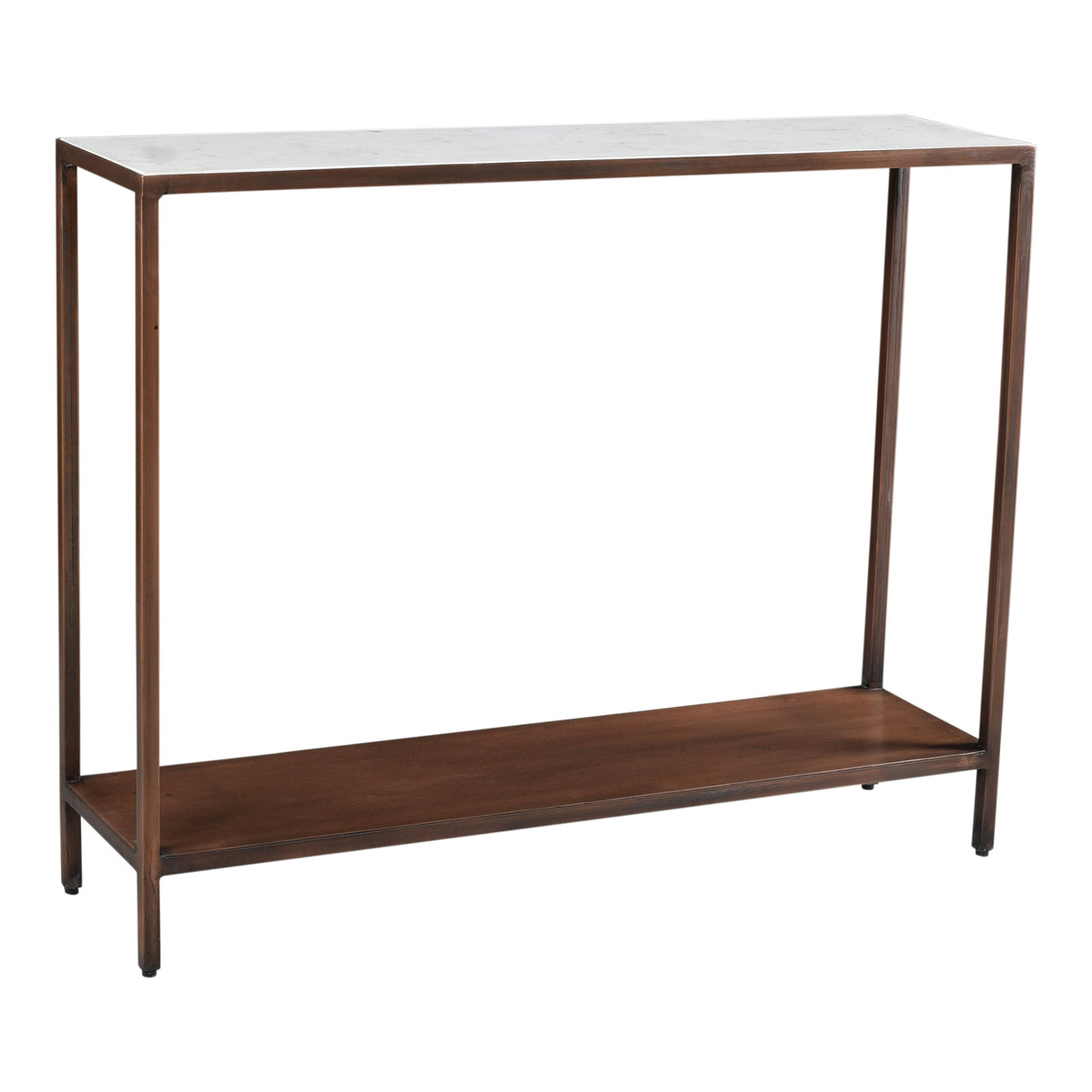 Bottego Antique Copper Console Table by Moe's Home at Eve Furniture