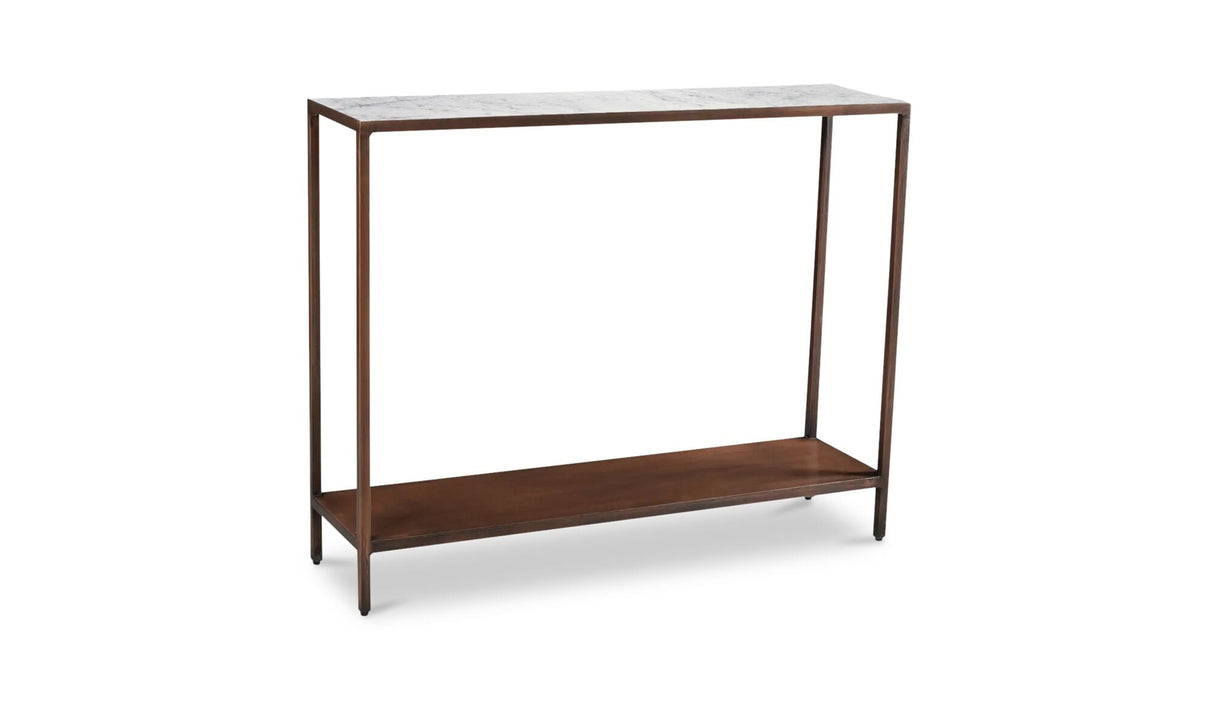 Bottego Console Table Antique Copper by Moe's Home at Eve Furniture