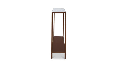 Bottego Console Table Antique Copper by Moe's Home at Eve Furniture