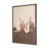 Bottled Perspective I by Mercana Studio Hand-Embellished Textured Framed Canvas Artwork by Mercana at Eve Furniture