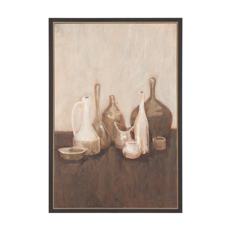 Bottled Perspective I by Mercana Studio Hand-Embellished Textured Framed Canvas Artwork by Mercana at Eve Furniture