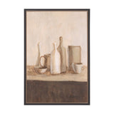 Bottled Perspective II by Mercana Studio Hand-Embellished Textured Framed Canvas Artwork by Mercana at Eve Furniture