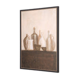 Bottled Perspective III by Mercana Studio Hand-Embellished Textured Framed Canvas Artwork by Mercana at Eve Furniture