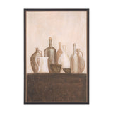 Bottled Perspective III by Mercana Studio Hand-Embellished Textured Framed Canvas Artwork by Mercana at Eve Furniture