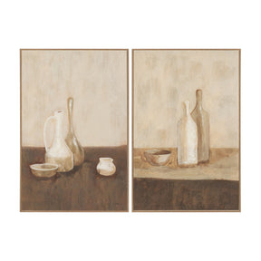 Bottled Perspective (Set of 2) by Mercana Studio Hand Embelished Framed Artwork Matted by Mercana at Eve Furniture
