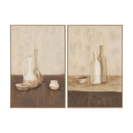 Bottled Perspective (Set of 2) by Mercana Studio Hand Embelished Framed Artwork Matted by Mercana at Eve Furniture