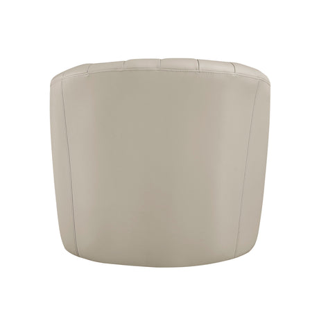 Boulevard Taupe Swivel Chair by Homelegance at Eve Furniture