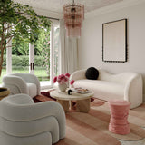 Bounce Ruched Velvet Adjustable Ottoman by TOV Furniture at Eve Furniture