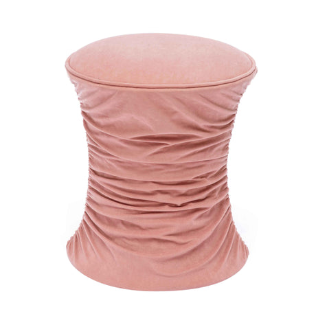 Bounce Ruched Velvet Adjustable Ottoman by TOV Furniture at Eve Furniture