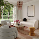 Bounce Ruched Velvet Adjustable Ottoman by TOV Furniture at Eve Furniture