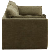 Bourchard Sofa, Green by Dovetail at Eve Furniture