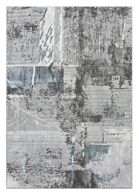 Boutique 453- Steel Area Rug by New Era Innovations at Eve Furniture