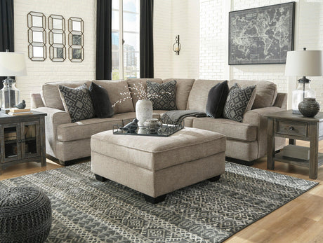 Bovarian Stone 2-Piece Right Arm Facing (RAF) Sectional by Ashley at Eve Furniture