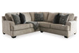 Bovarian Stone 2-Piece Sectional by Ashley at Eve Furniture