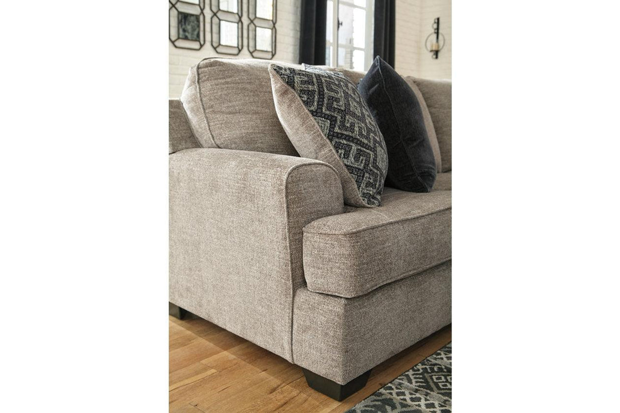 Bovarian Stone 3-Piece Left Arm Facing (LAF) Sectional by Ashley at Eve Furniture
