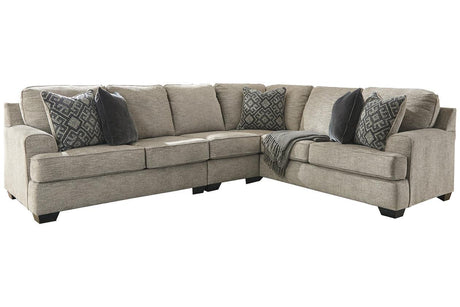 Bovarian Stone 3-Piece Right Arm Facing (RAF) Sectional by Ashley at Eve Furniture
