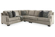 Bovarian Stone 3-Piece Sectional by Ashley at Eve Furniture