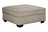 Bovarian Stone Ottoman by Ashley at Eve Furniture