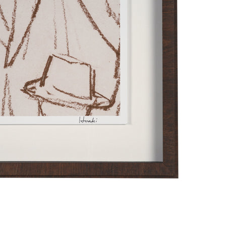 Bow Ties by Mercana Studio Hand-Embellished Framed Artwork Matted under Glass by Mercana at Eve Furniture