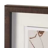 Bow Ties by Mercana Studio Hand-Embellished Framed Artwork Matted under Glass by Mercana at Eve Furniture