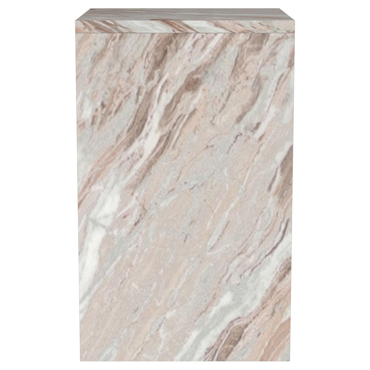 Bowdoin Gray Genuine Marble Accent Side Table by Coaster at Eve Furniture