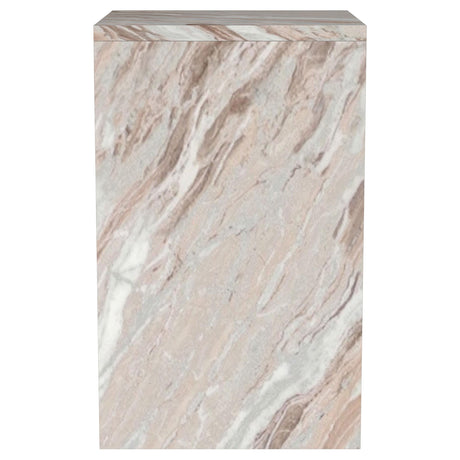 Bowdoin Gray Genuine Marble Accent Side Table by Coaster at Eve Furniture