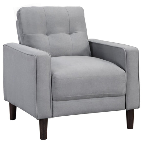 Bowen Gray Upholstered Track Arms Tufted Living Room Set by Coaster at Eve Furniture