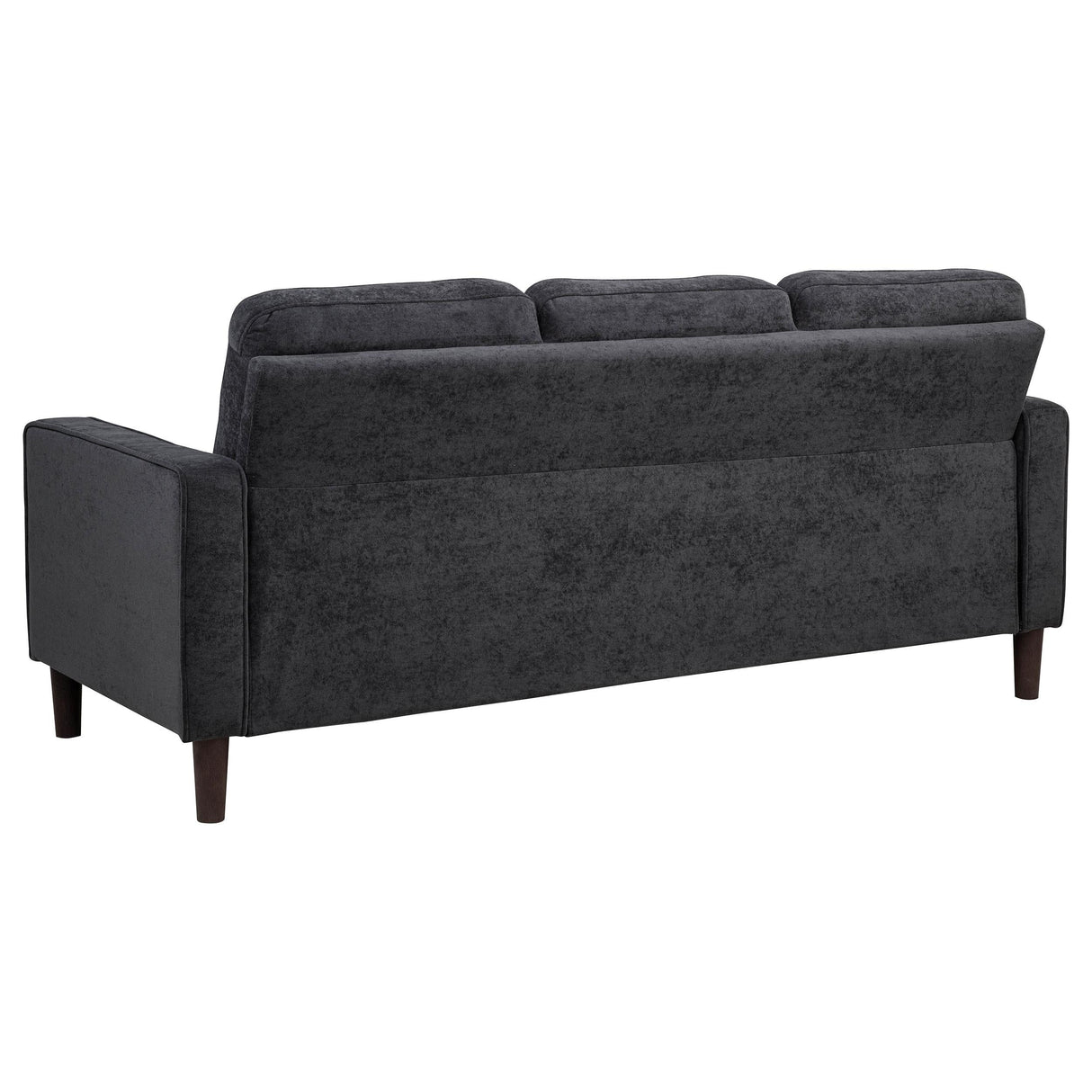 Bowen II 2-piece Steel Grey Fabric Upholstered Track Arm Sofa Set by Coaster at Eve Furniture