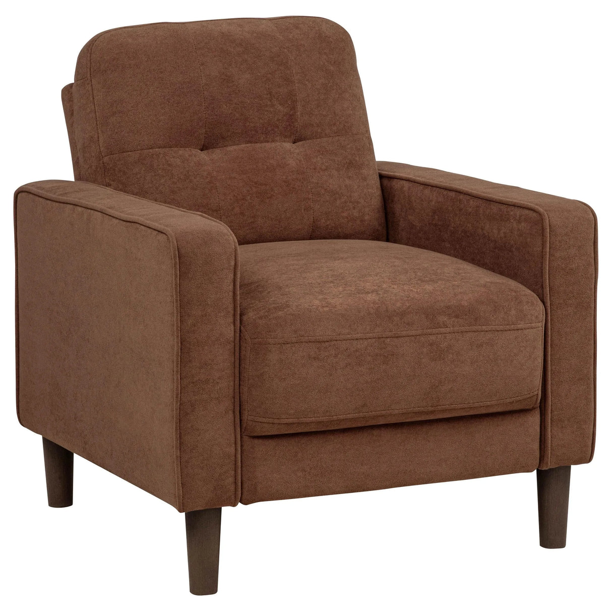 Bowen II 3-piece Rust Fabric Upholstered Track Arm Sofa Set by Coaster at Eve Furniture