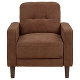 Bowen II 3-piece Rust Fabric Upholstered Track Arm Sofa Set by Coaster at Eve Furniture