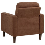 Bowen II 3-piece Rust Fabric Upholstered Track Arm Sofa Set by Coaster at Eve Furniture