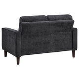 Bowen II 3-piece Steel Grey Fabric Upholstered Track Arm Sofa Set by Coaster at Eve Furniture