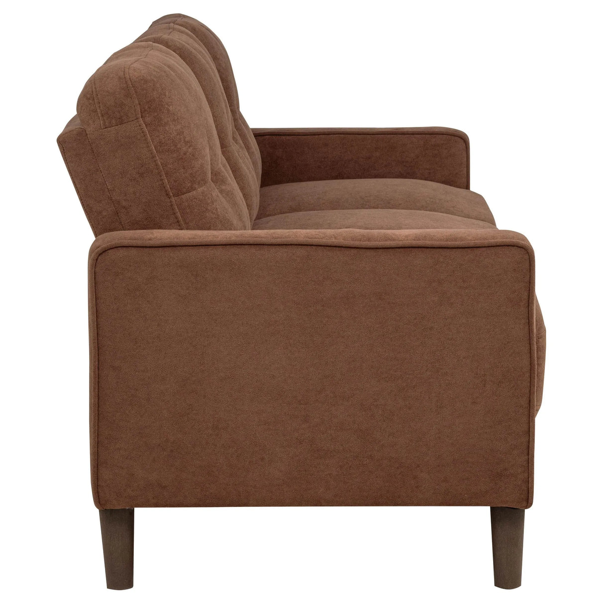 Bowen II Rust Fabric Upholstered Track Arm Sofa by Coaster at Eve Furniture