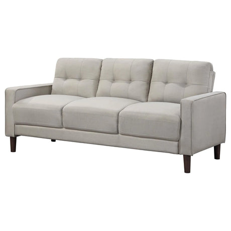 Bowen Upholstered Track Arm Tufted Sofa Beige by Coaster at Eve Furniture