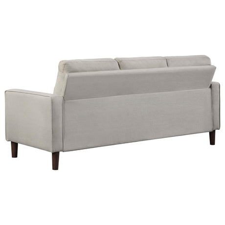 Bowen Upholstered Track Arm Tufted Sofa Beige by Coaster at Eve Furniture