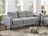 Bowen Upholstered Track Arm Tufted Sofa Grey by Coaster at Eve Furniture