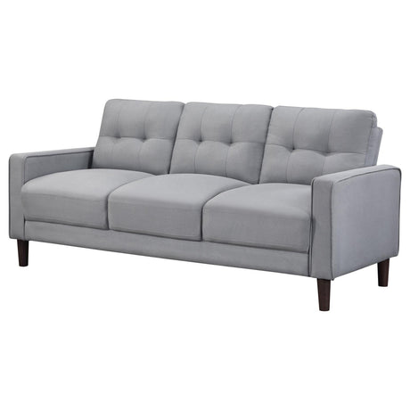 Bowen Upholstered Track Arm Tufted Sofa Grey by Coaster at Eve Furniture