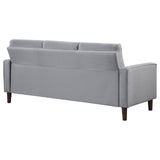 Bowen Upholstered Track Arm Tufted Sofa Grey by Coaster at Eve Furniture