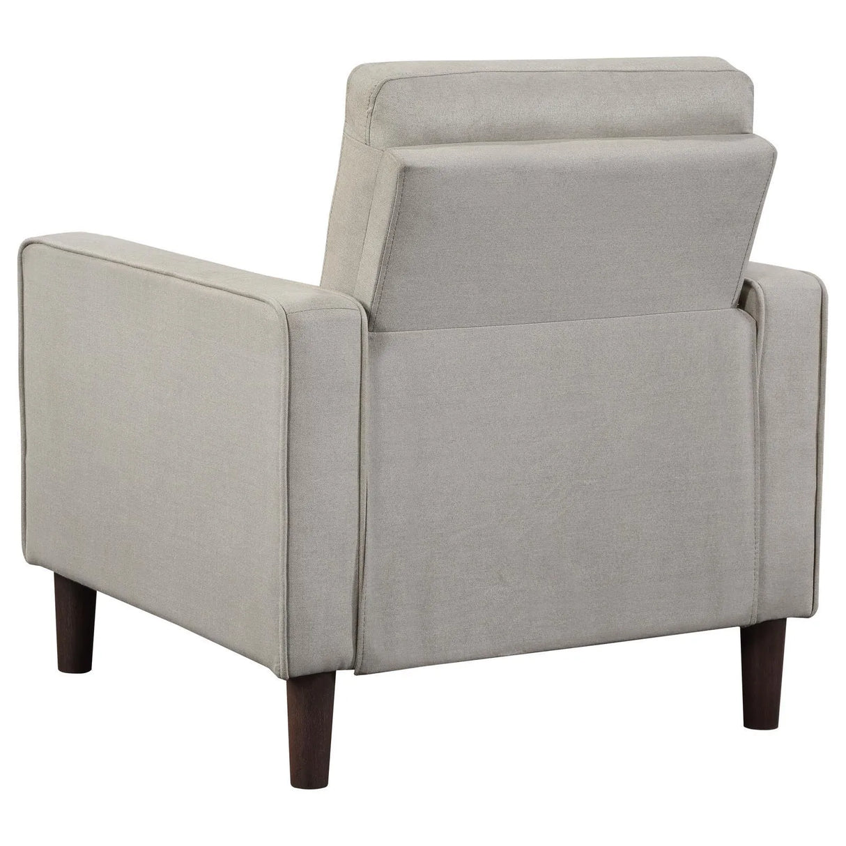 Bowen Upholstered Track Arms Tufted Chair Beige by Coaster at Eve Furniture
